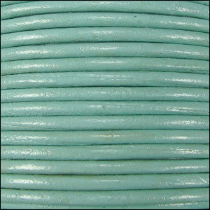 Leather Cord - 1.5mm - seafoam - Island Cove Beads & Gallery