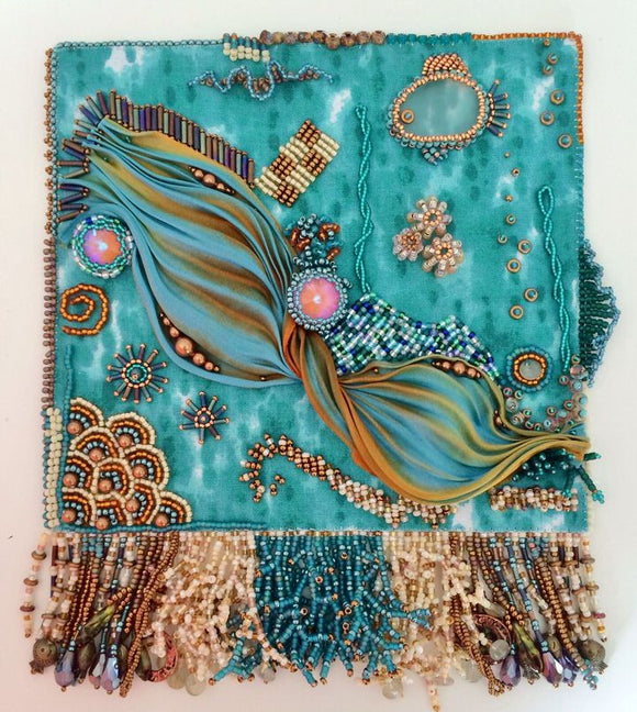 Up Your Bead Embroidery Game with new Shibori Silk