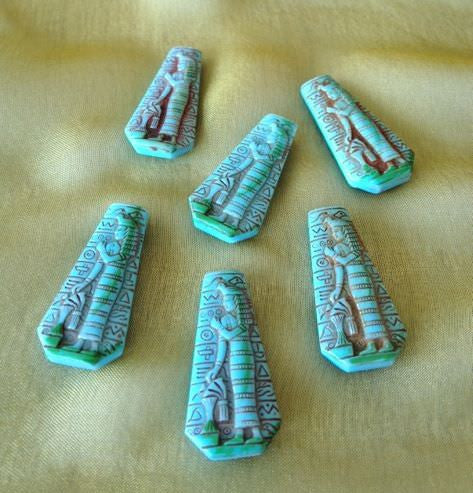 Bead like an Egyptian: Art Deco Design meets Egyptian Revival