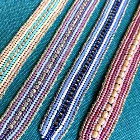 The Herringbone Stitch.....Also known as Ndebele! By Michelle Geller & Colleen Ewart