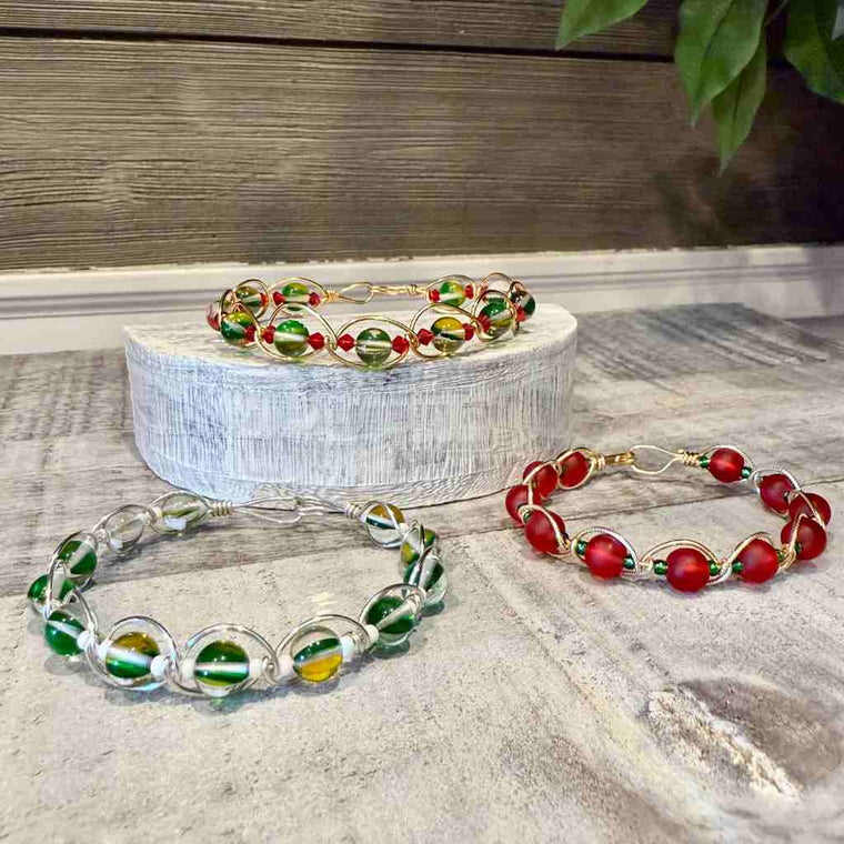 Bead & Spacer Wire Wrap Bracelet Class