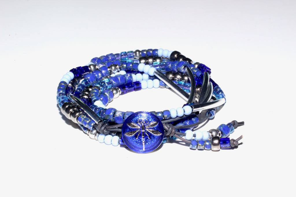 Boho Leather Wrap Bracelet or Necklace Class
