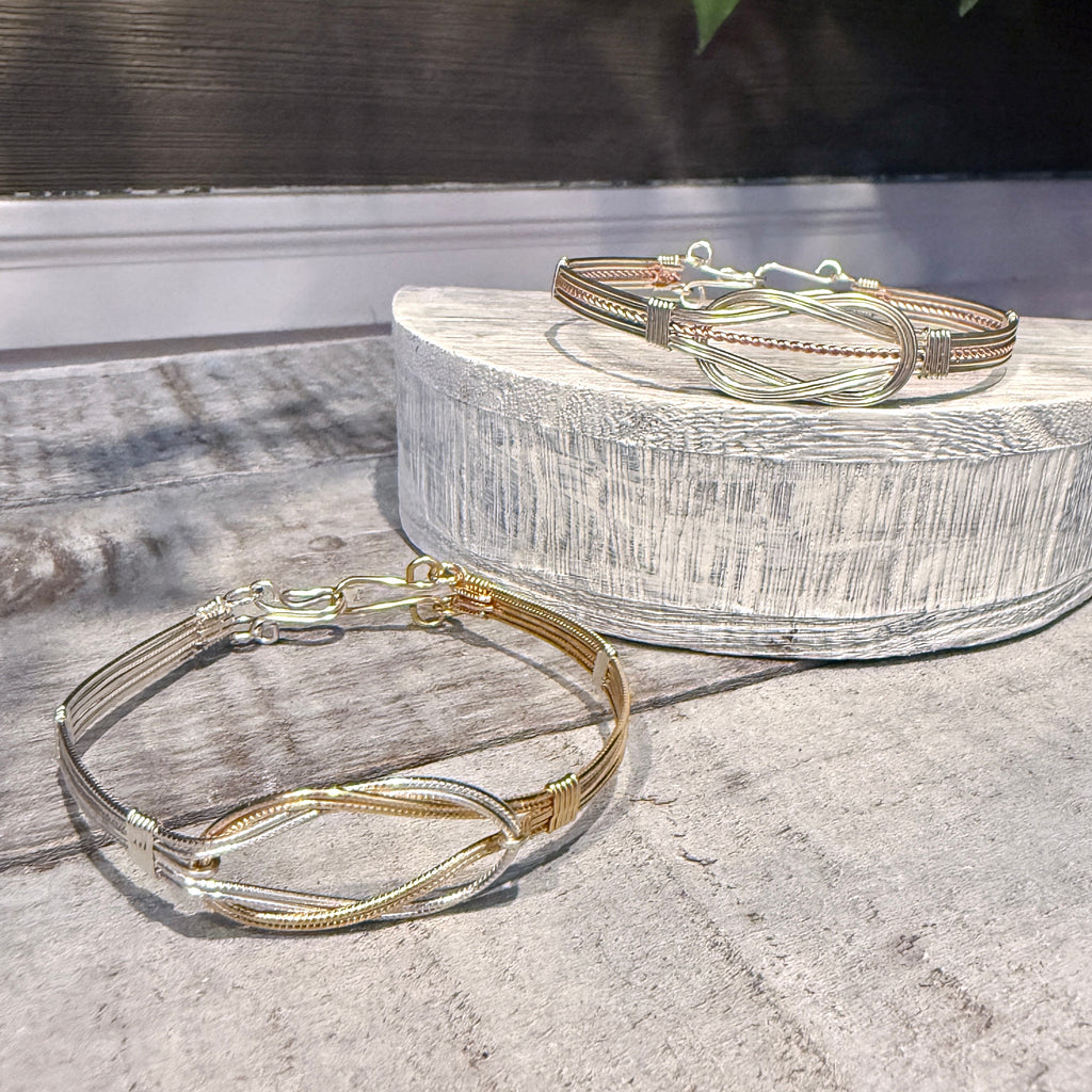 Wire Wrapped Square Knot Bracelet Class
