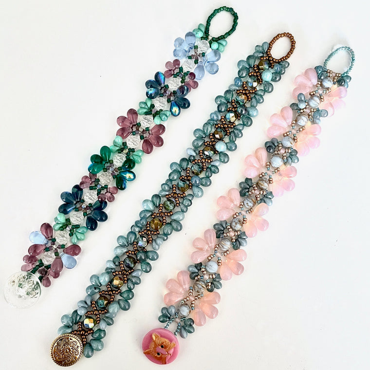 Butterfly Drop Bracelet Kit - 7 colors