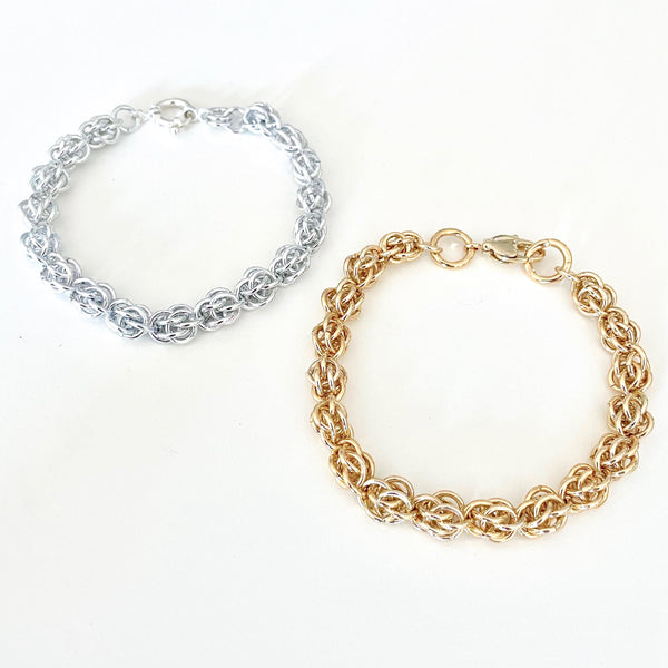 Sweet Pea Chain Maille Bracelet class