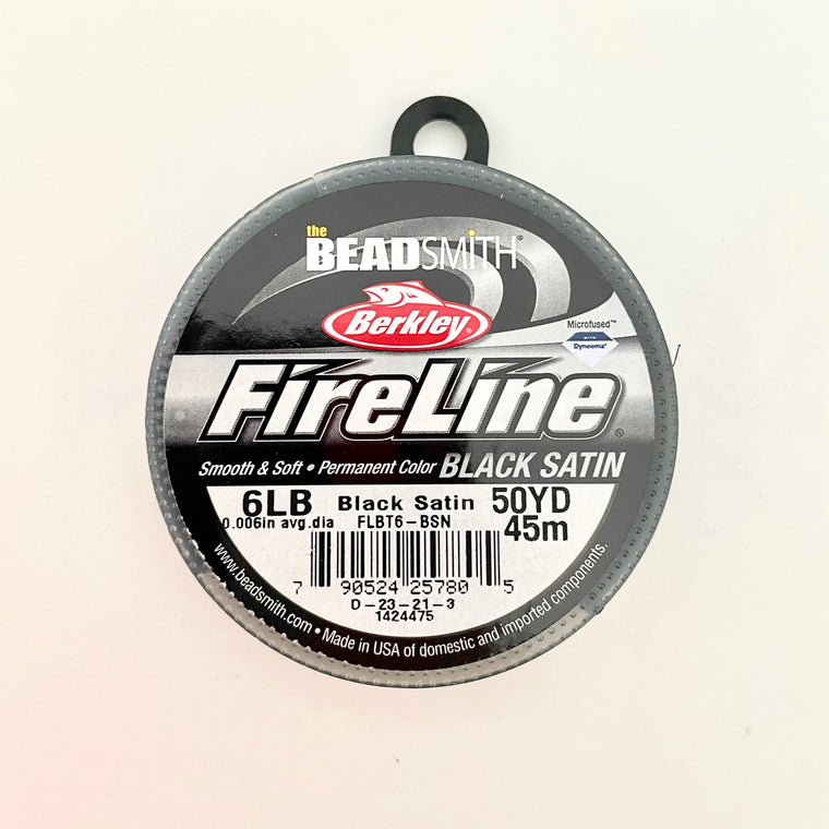 Fireline Beading Thread - Black Satin