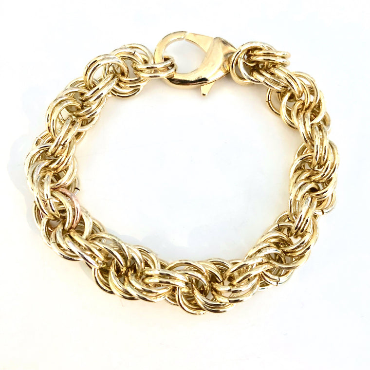 Double Spiral Chain Maille Bracelet Class