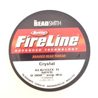 Fireline Beading Thread - crystal - Island Cove Beads & Gallery