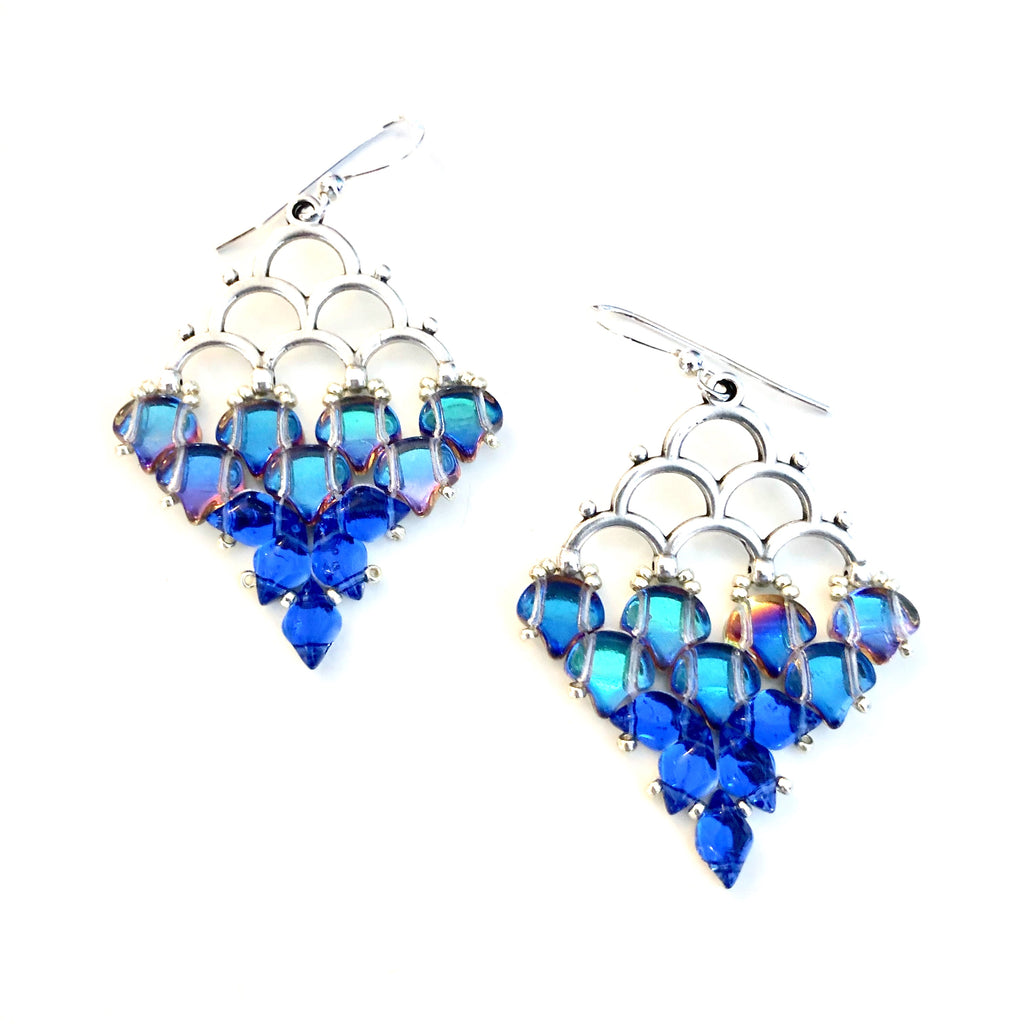 Mermaid Earrings kit - Blue Lagoon