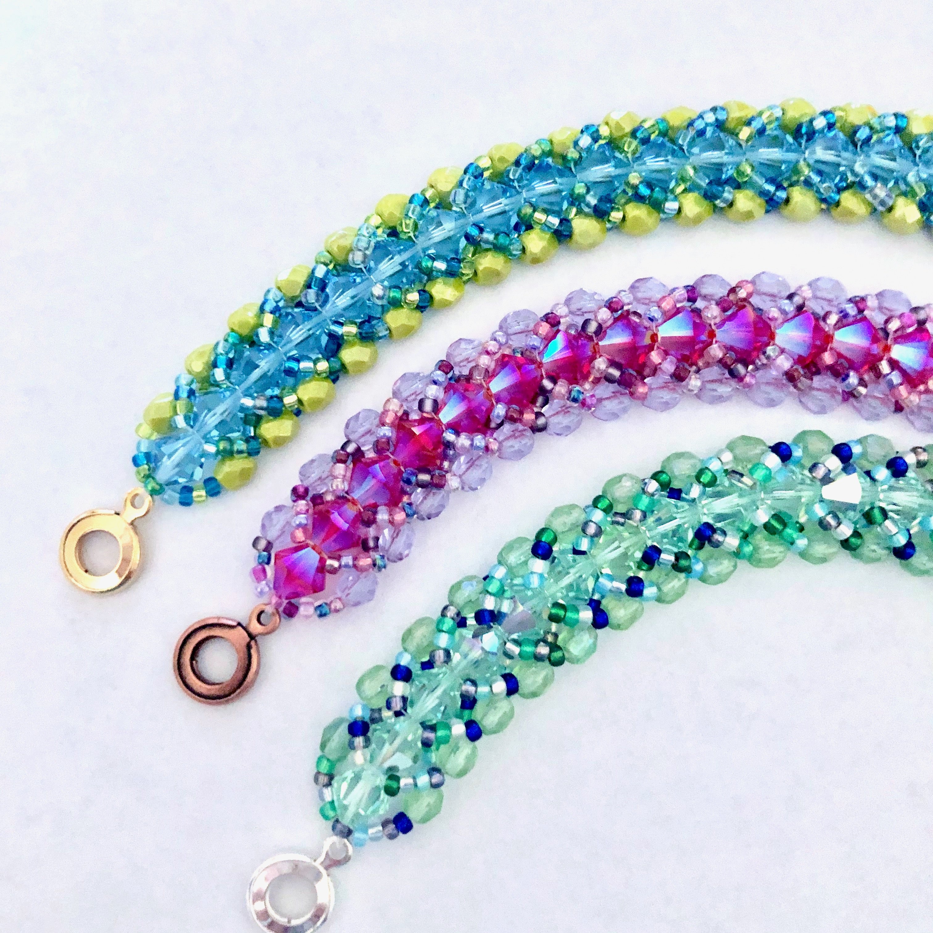 Bracelet Kit Glass Beads 