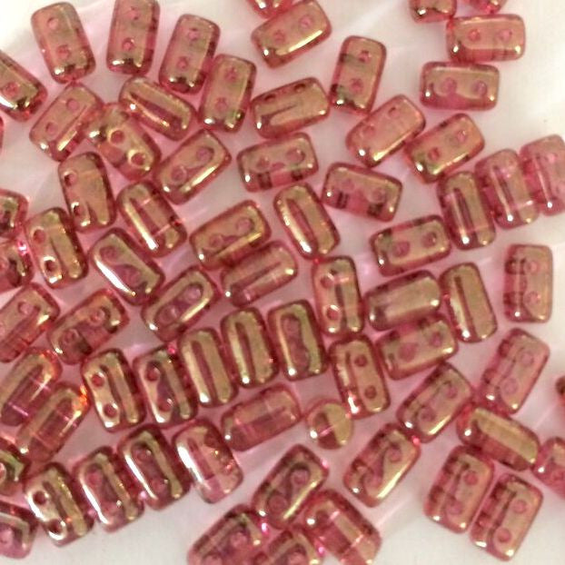 Rulla beads - Crystal Red Luster
