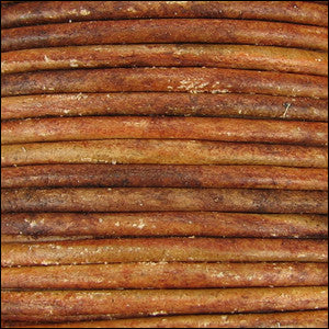 Leather Cord - 1.5mm - mottled brown