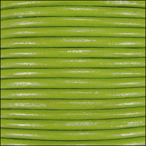 leather cord 1.5mm moss green
