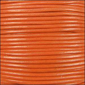 leather cord 1.5mm orange