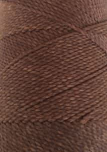 Round waxed cord - Camel