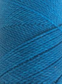 Round waxed cord - Cancun Blue